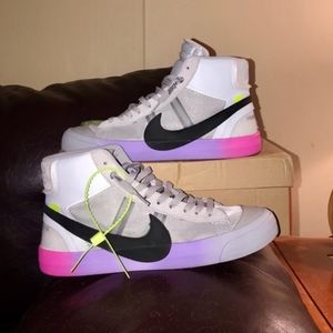 Nike Blazer Mid Off-White Wolf Grey Serena "Queen"